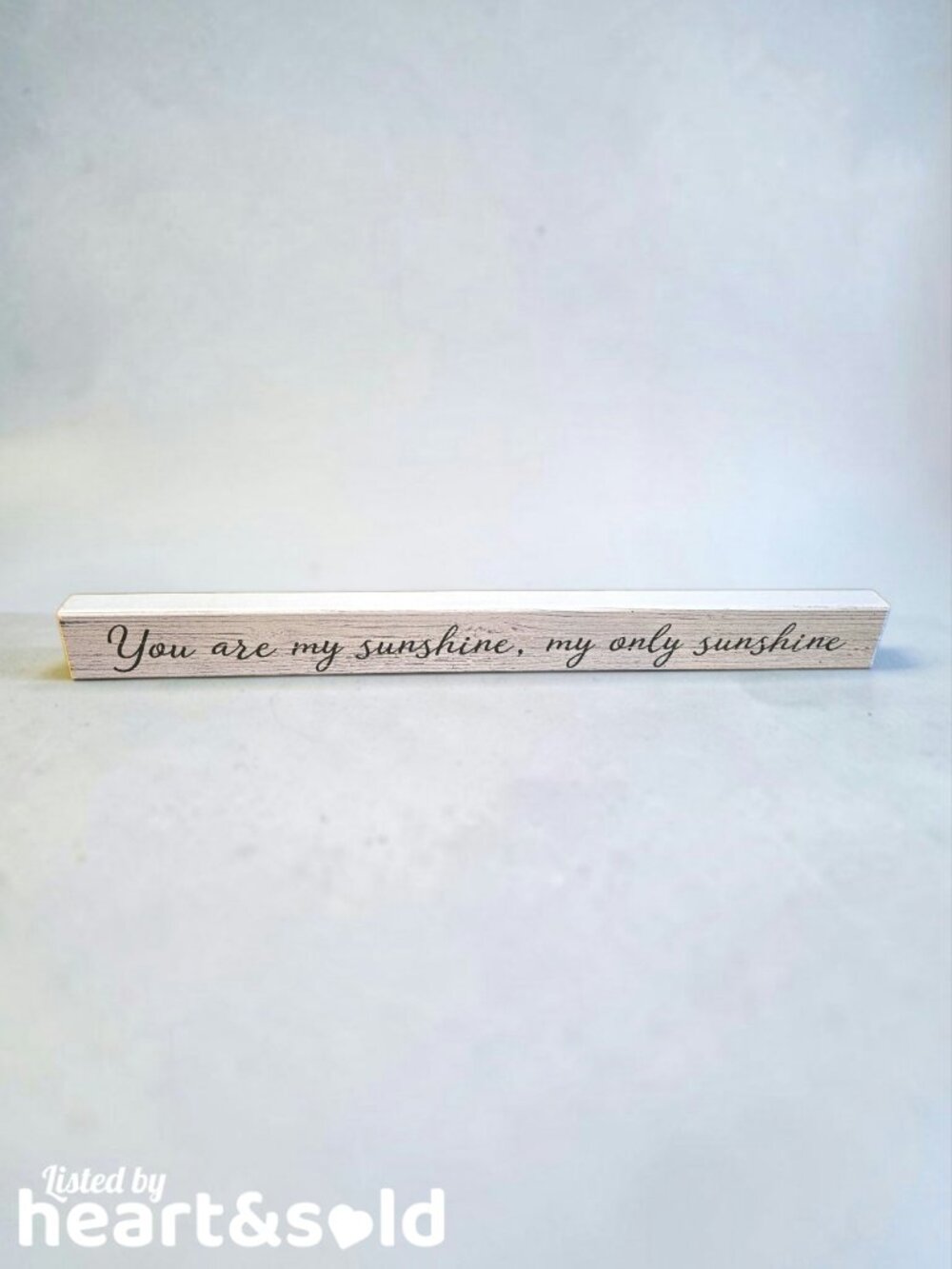 Sunshine Skinny Wood Sign